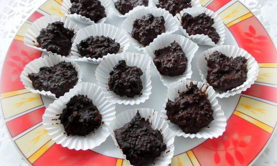 Рецепт шоколадно-ореховые конфеты