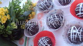 Шоколадные конфетки с ликером и сливками