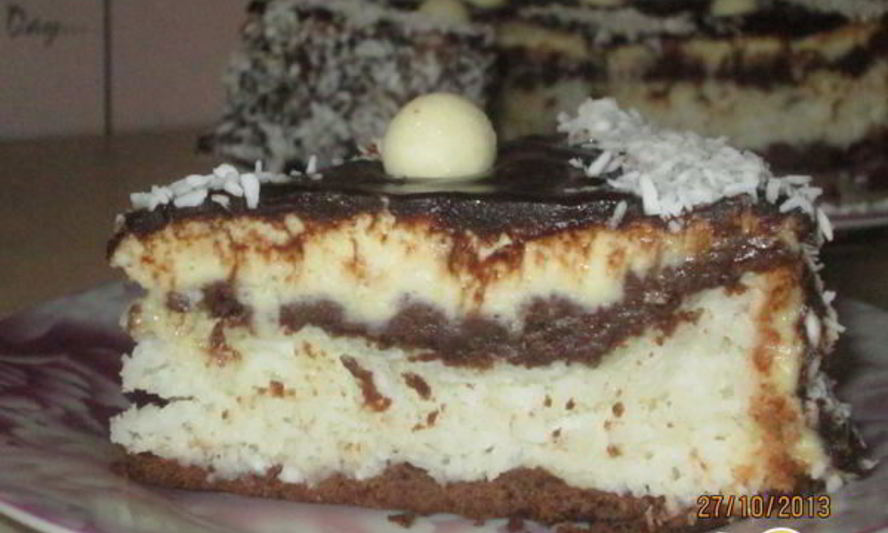 Рецепт торт-конфета баунти