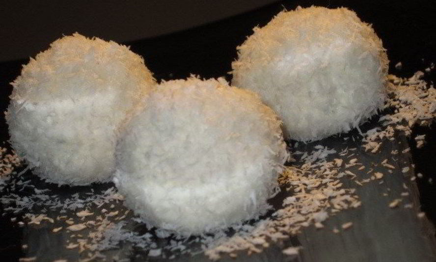 Рецепт творожные конфеты с миндалем и кокосом