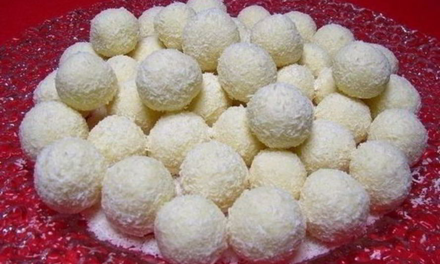 Рецепт творожные рафаэлло на протеине