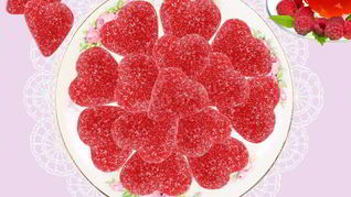 Желейные конфеты с малиной