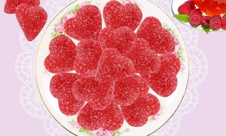 Рецепт желейные конфеты с малиной