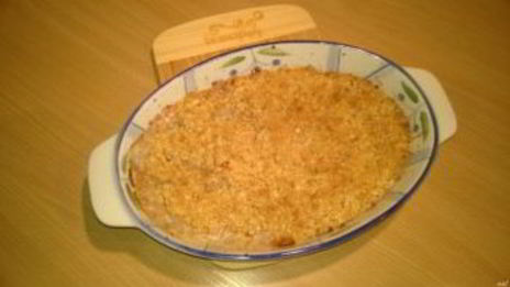 крамбл с хурмой
