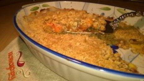 крамбл с хурмой