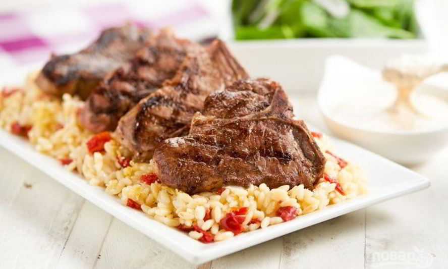 Рецепт баранина с горчичным кремом