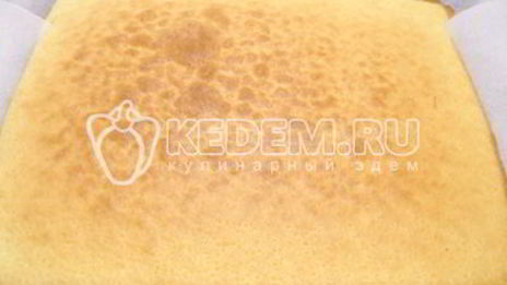 бисквитный рулет с кремом зимнее полено