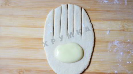 дрожжевые булочки с заварным кремом