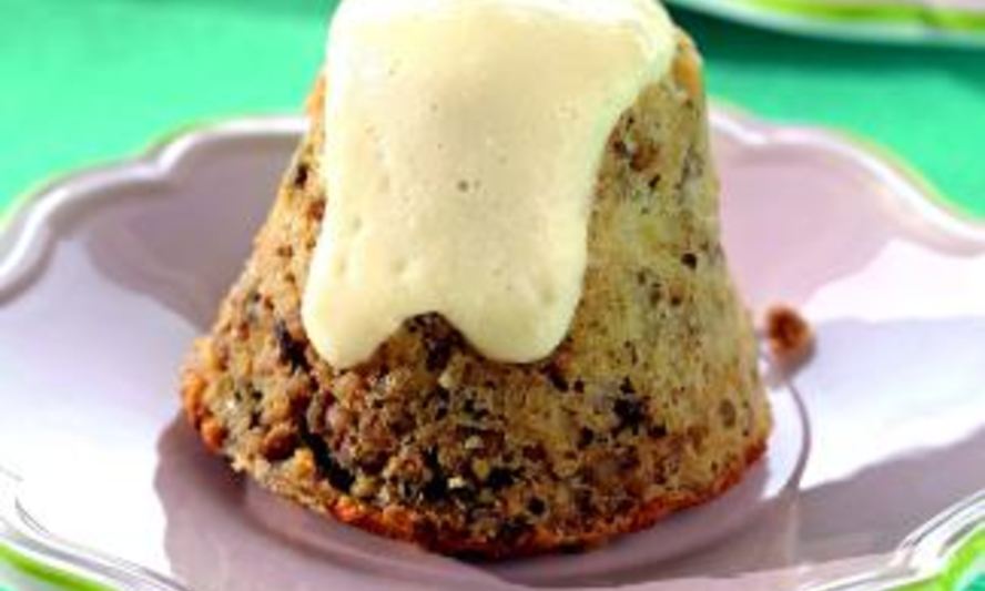 Рецепт гречневый пудинг с черносливом и заварным кремом