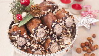 Канноли с каштановым кремом