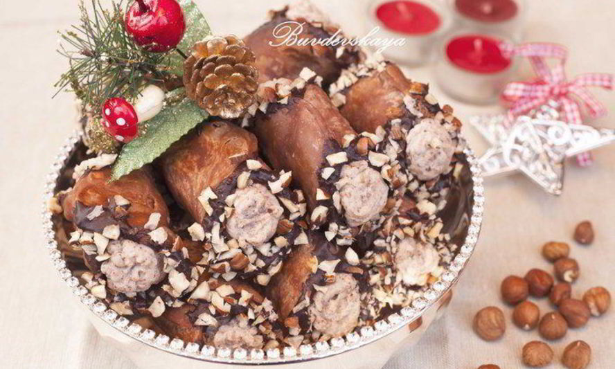 Рецепт канноли с каштановым кремом