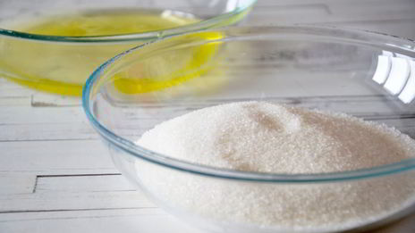 корзиночки с белковым кремом песочные