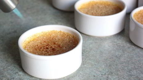 крем-брюле с медом и розмарином