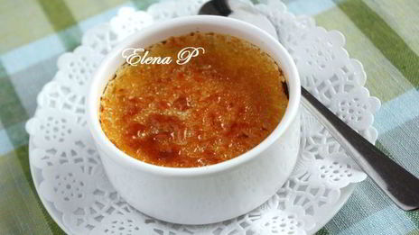 крем-брюле с медом и розмарином
