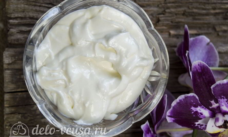 Рецепт крем пломбир на сливках