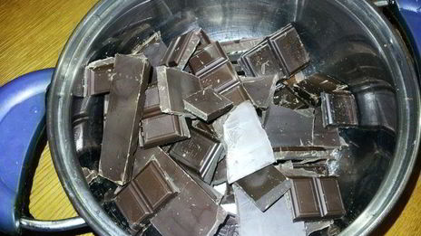 меренги с шоколадным кремом