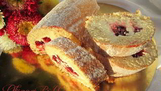 Необыкновенно нежный бисквитный рулет с молочно-масляным кремом