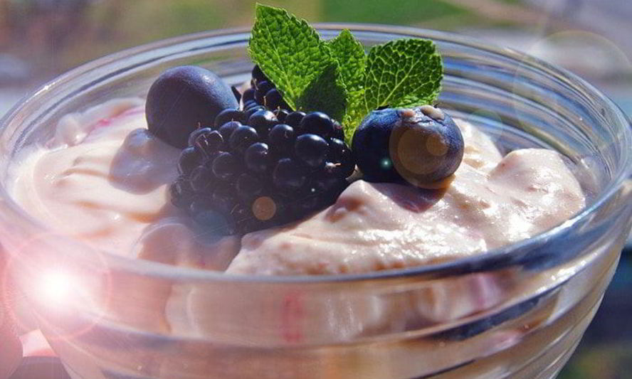 Рецепт нежный крем из маскарпоне с ягодами