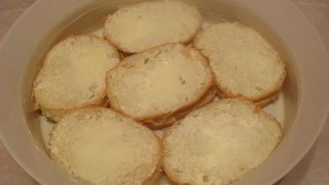 пудинг из булочки с кремом