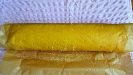 рулет с кремом два шоколада