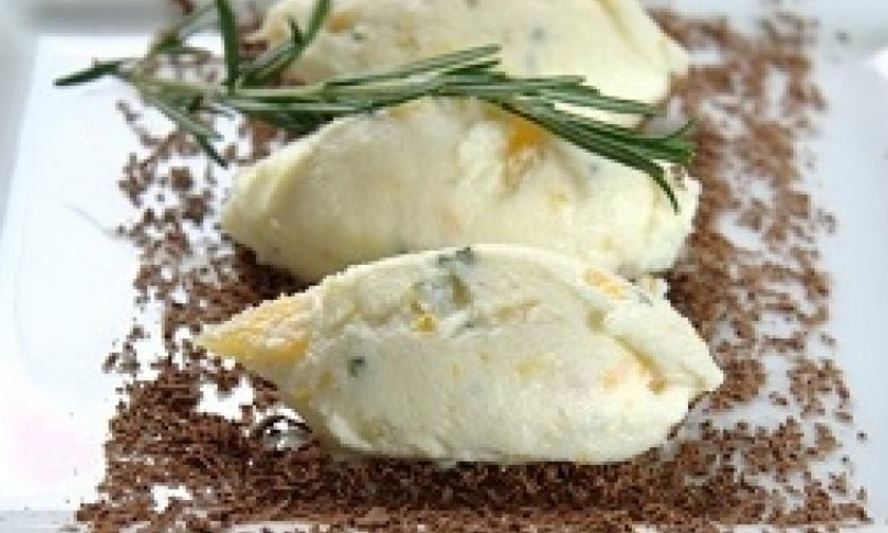 Рецепт шоколадный крем с маскарпоне и розмарином