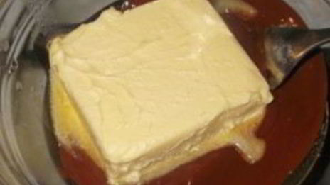 шоколадный крем с вишней