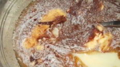 шоколадный крем с вишней