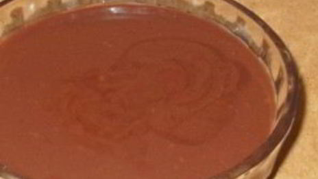 шоколадный крем с вишней