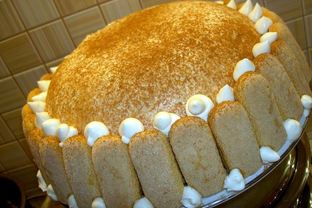 Торт-купол с творожным кремом