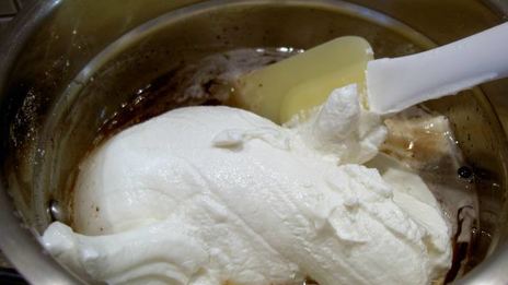 торт-купол с творожным кремом