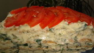 Тортик из кабачков со сливочно-сырным кремом