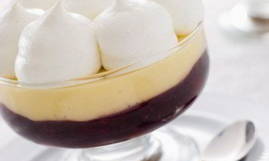 Рецепт трифл с глинтвейном и сливочным кремом