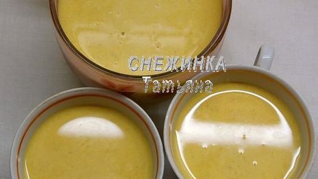 тыквенный кремовый десерт