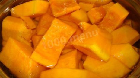 тыквенный рулет с творожным кремом