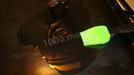 тыквенный рулет с творожным кремом