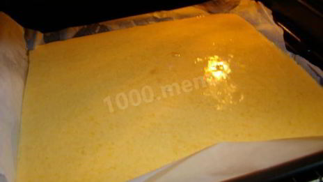 тыквенный рулет с творожным кремом