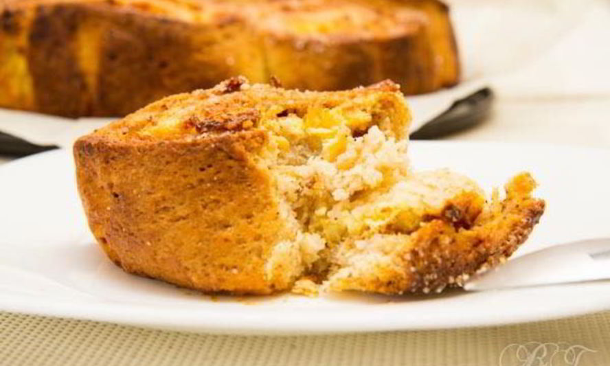 Рецепт улитки из творожного теста с творожным кремом и яблоками