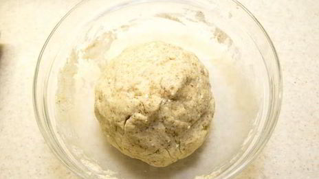 улитки из творожного теста с творожным кремом и яблоками