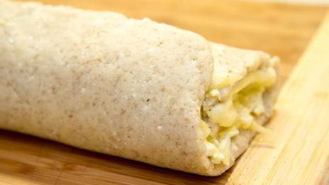 улитки из творожного теста с творожным кремом и яблоками