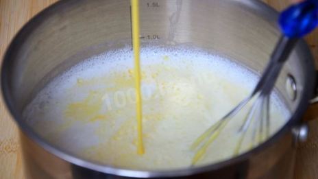 ванильный крем для торта наполеон на желтках