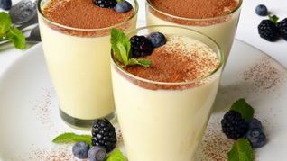 Ванильный крем на молоке и сметане