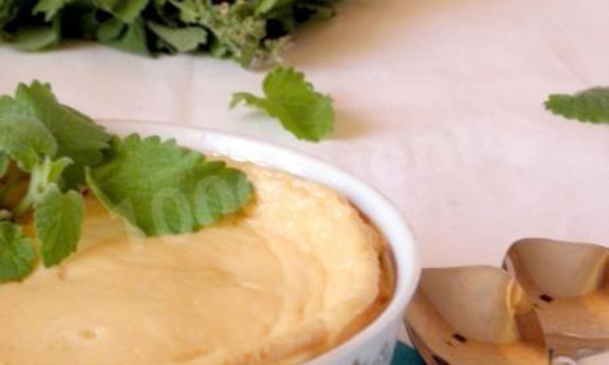 Рецепт запеченный крем из ряженки