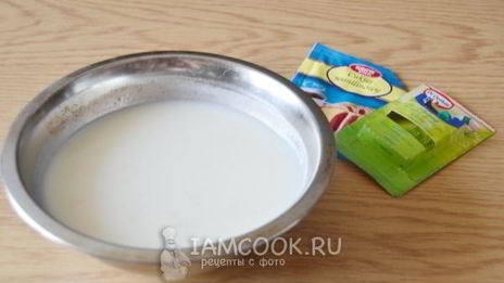 заварной крем на молоке