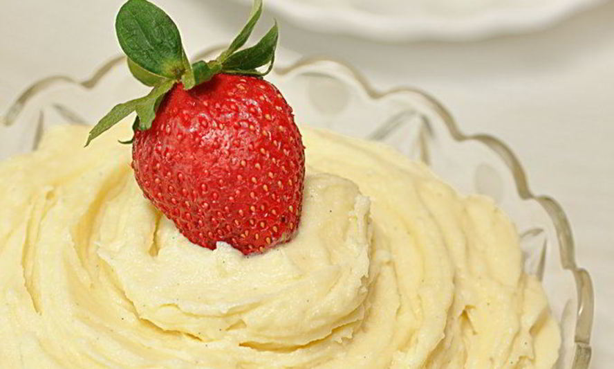 Рецепт заварной крем с белым шоколадом