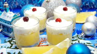 Лимонный десерт Снежная королева