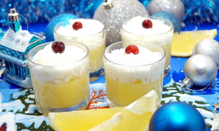 Рецепт лимонный десерт снежная королева