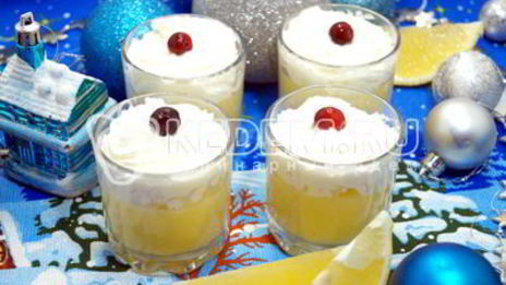 лимонный десерт снежная королева