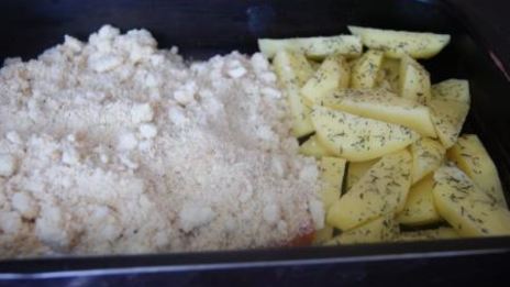 лососевый крамбл