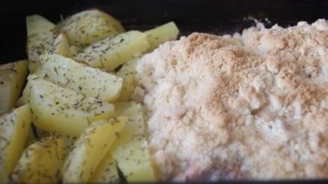 лососевый крамбл