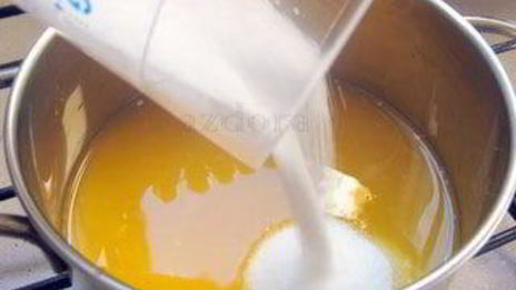 домашний апельсиновый мармелад оранжевый